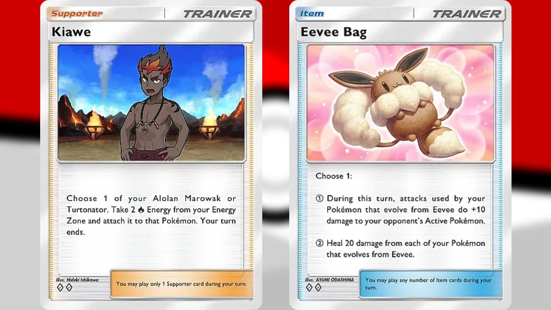 Kiawe and Eevee Bag (Image via TPC)
